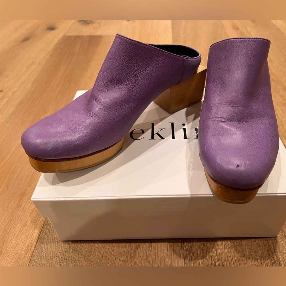 Beklina Matisse Lilac Clogs